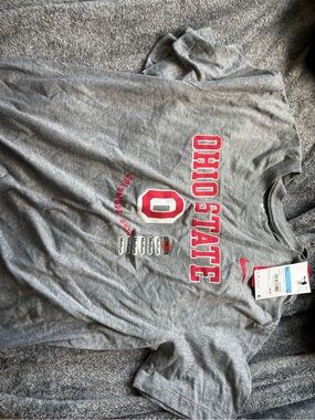Ohio State Grey Graphic T-Shirt by rally house